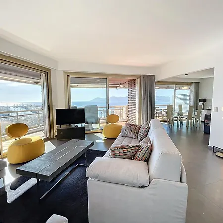 아파트 Croisette - 2 Bedrooms - Panoramic Sea View 칸느