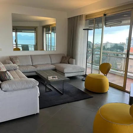 شقة Croisette - 2 Bedrooms - Panoramic Sea View *